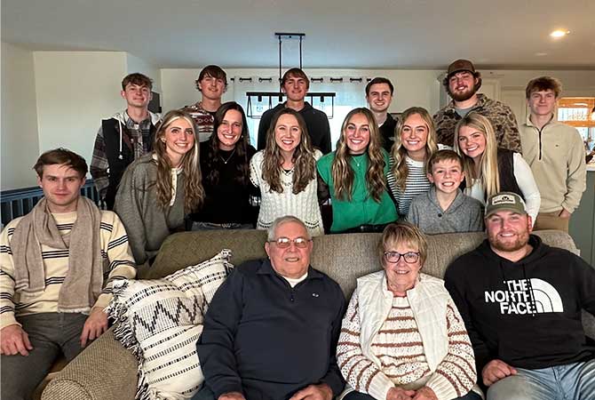 Sage Gideon and family